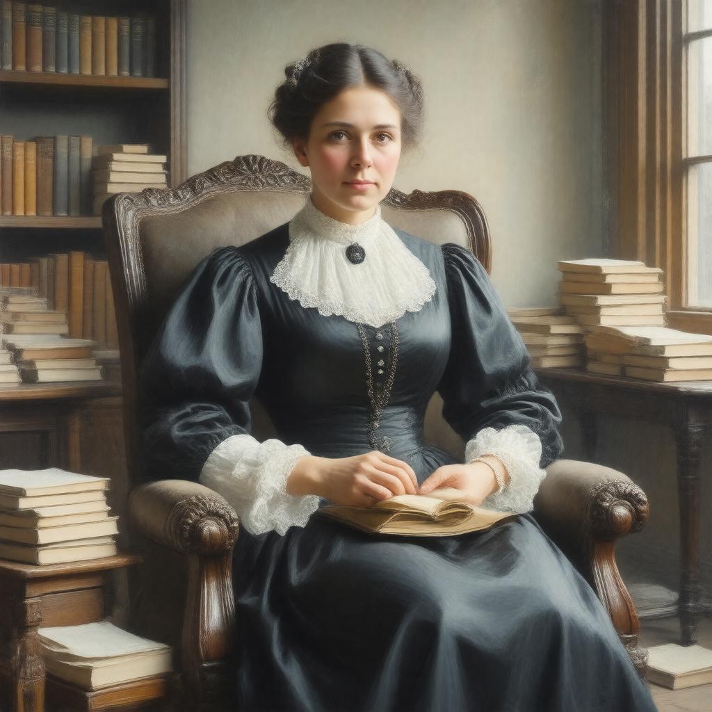 Click to view larger image AI-created image of Margaret Emily Gaskell