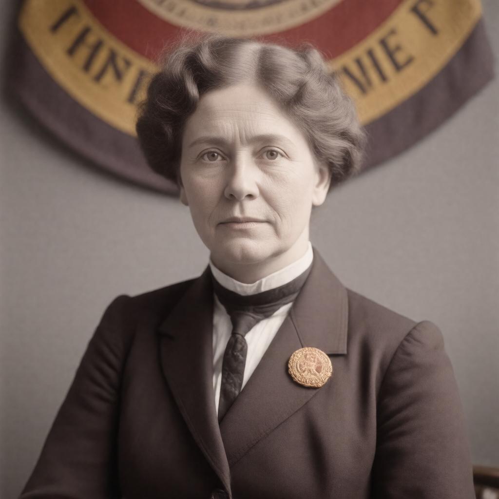 AI-created image of Margaret Heitland