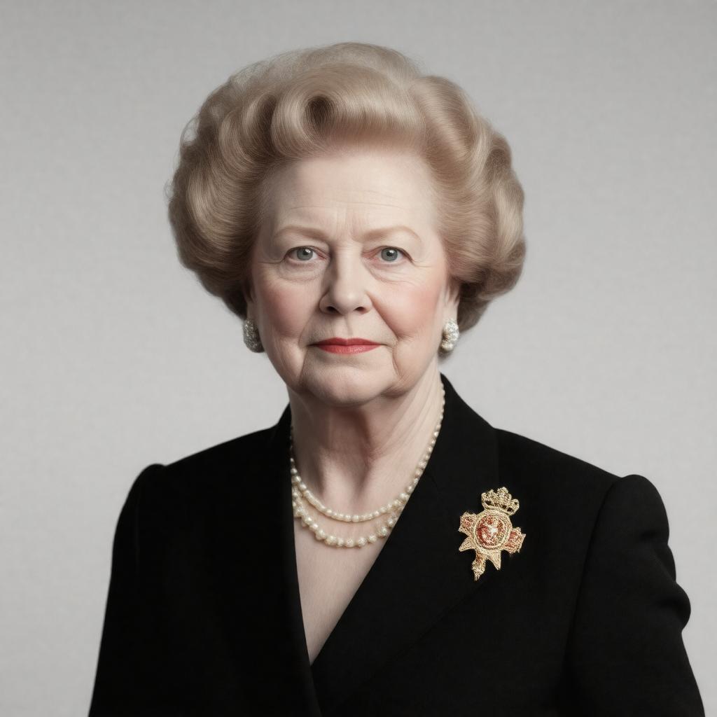 AI-created image of Margaret Hilda Roberts