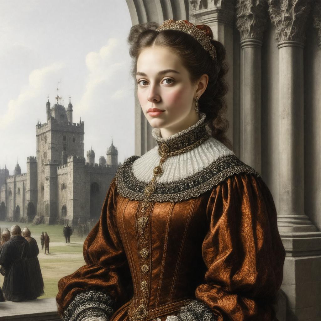 Click to view larger image AI-created image of Margaret Pole, 8th Countess of Salisbury