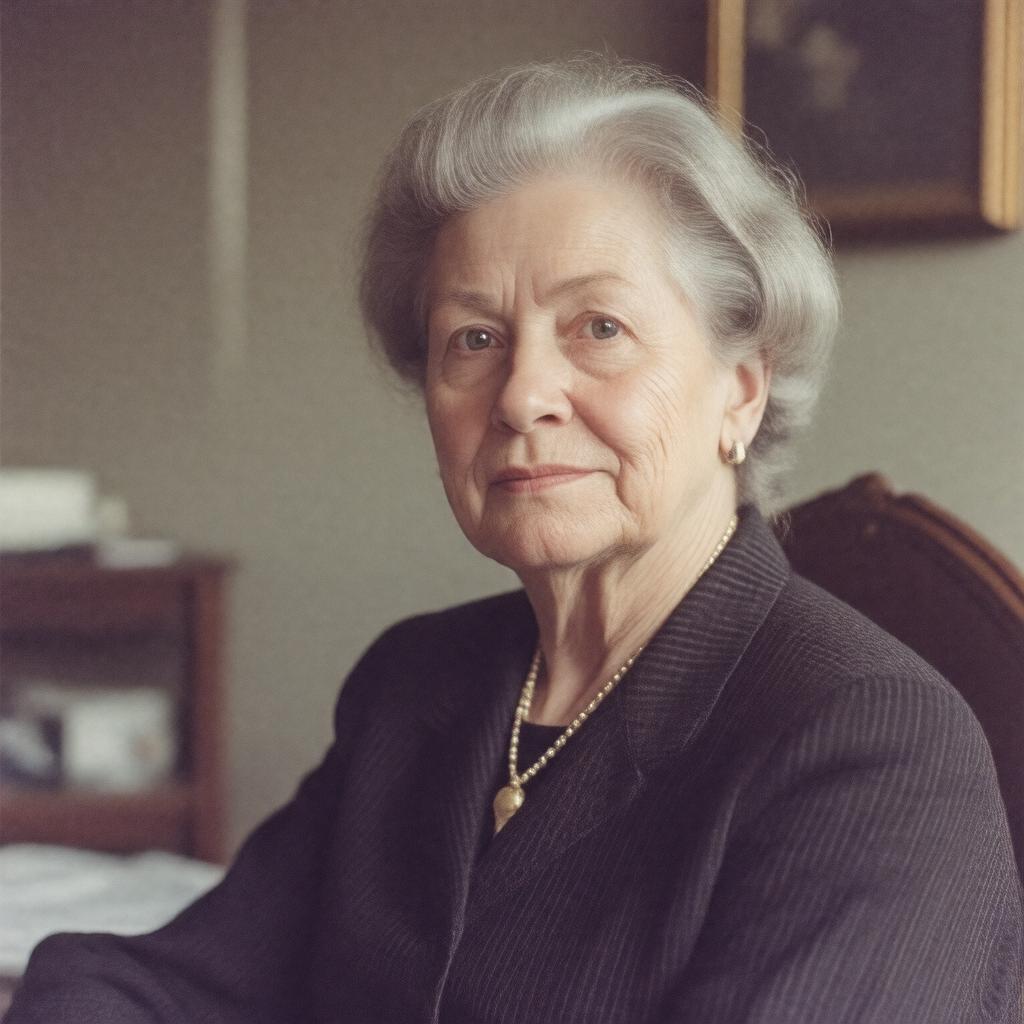 AI-created image of Margaret Quine