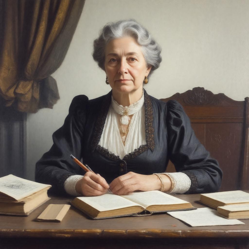 AI-created image of Margaret Sidney