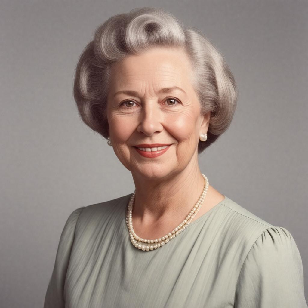 AI-created image of Margaret Truman