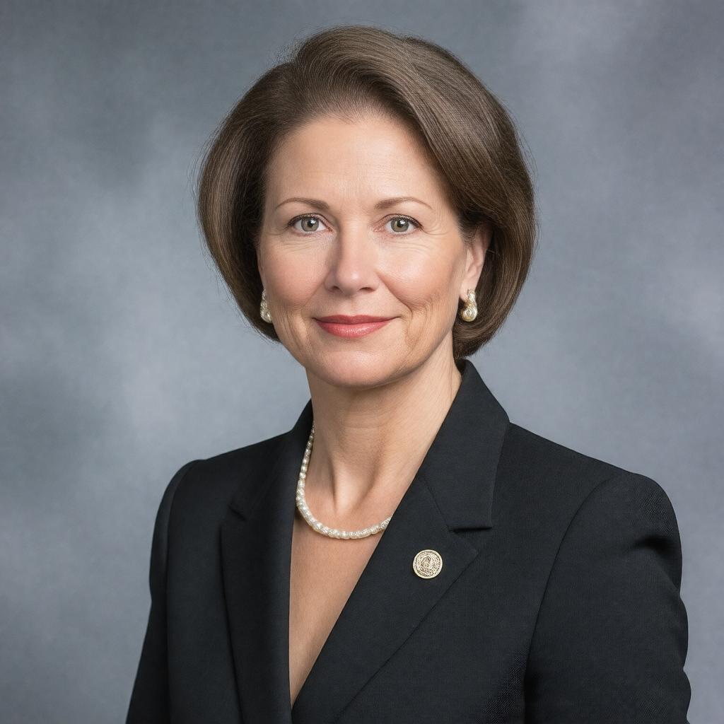 AI-created image of Margaret Wood Hassan