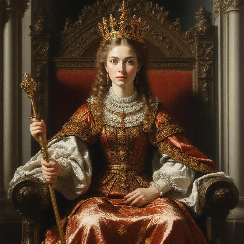 Click to view larger image AI-created image of Margaret of Provence