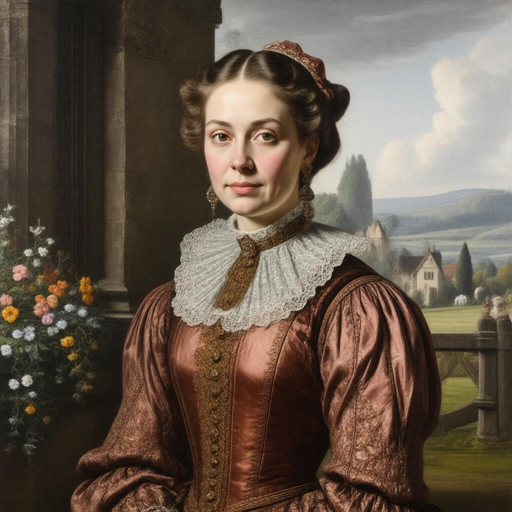 AI-created image of Margery Wentworth