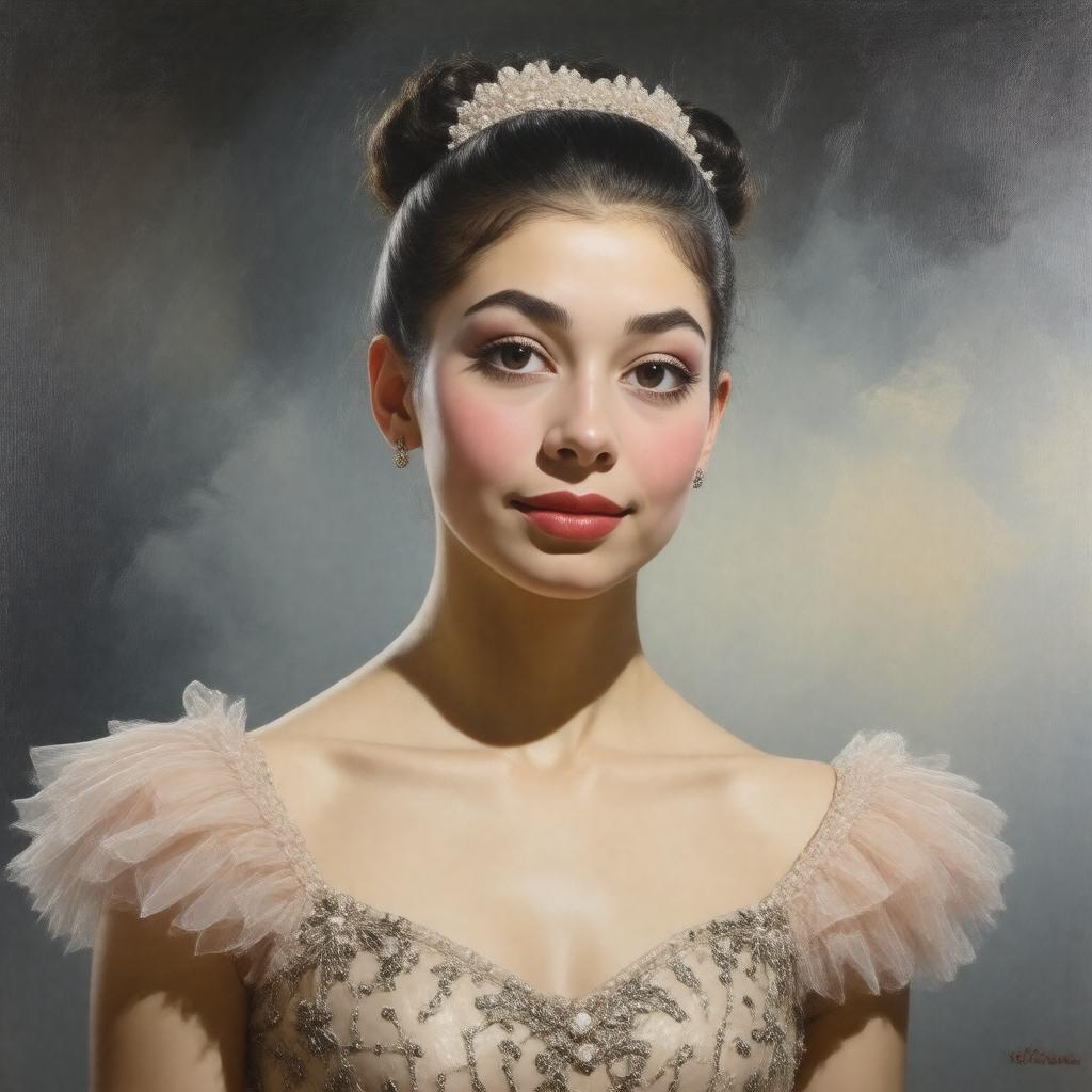 AI-created image of Margot Fonteyn