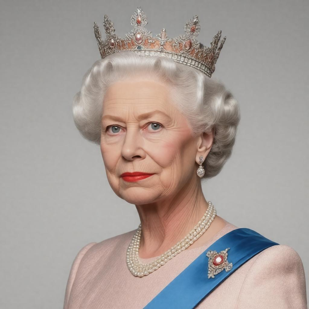 AI-created image of Margrethe II of Denmark