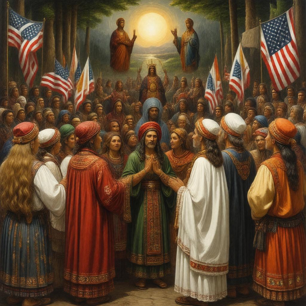 AI-created image of Mari Americans