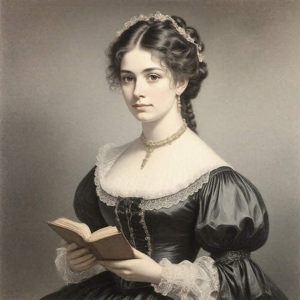 AI-created image of Maria Branwell Brontë