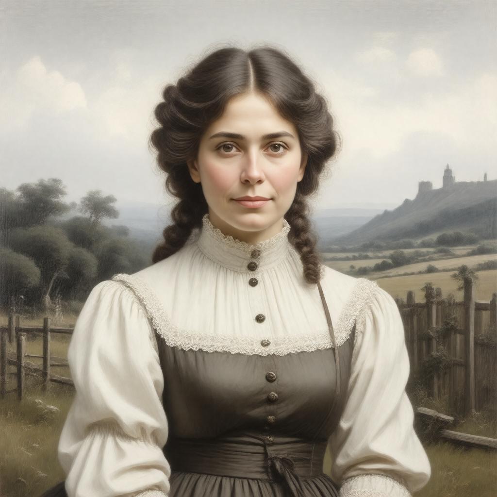 AI-created image of Maria Brontë