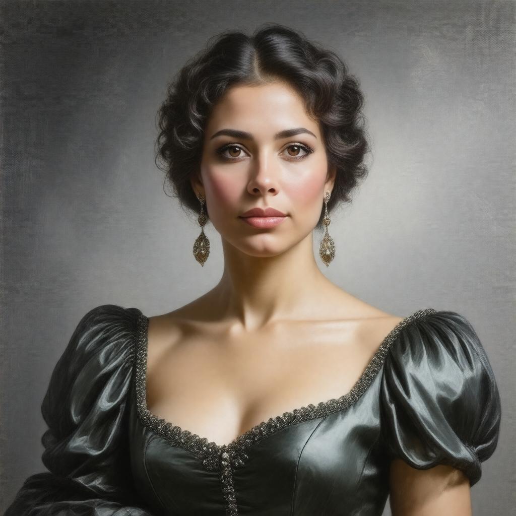 AI-created image of Maria Carolina Giuliotti