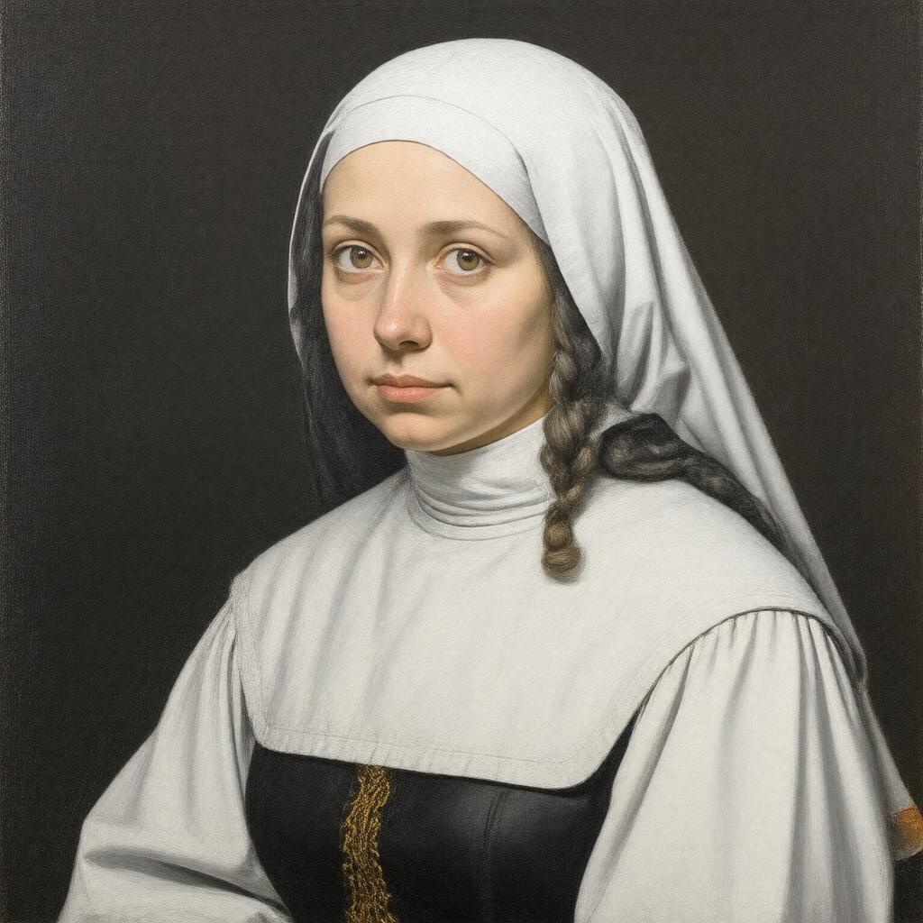 AI-created image of Maria Celeste (daughter)