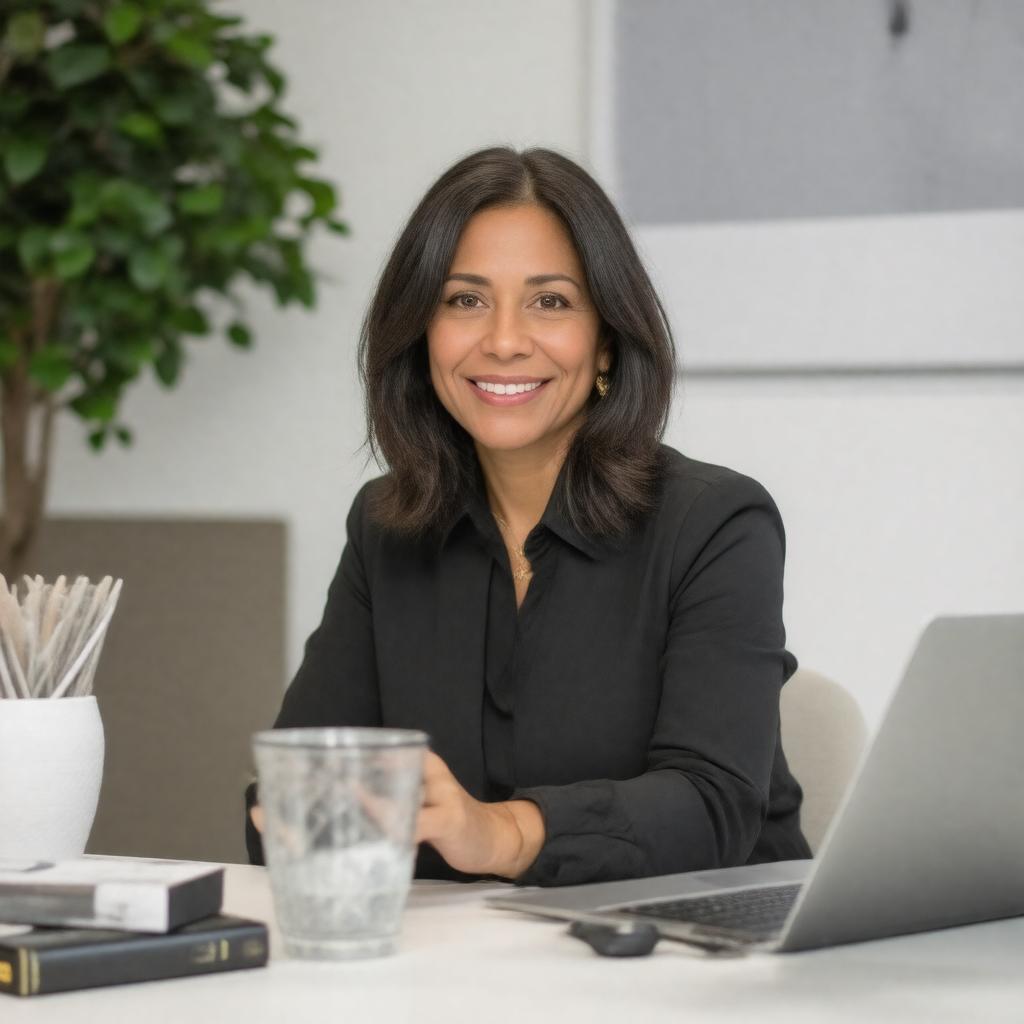 AI-created image of Maria Godoy