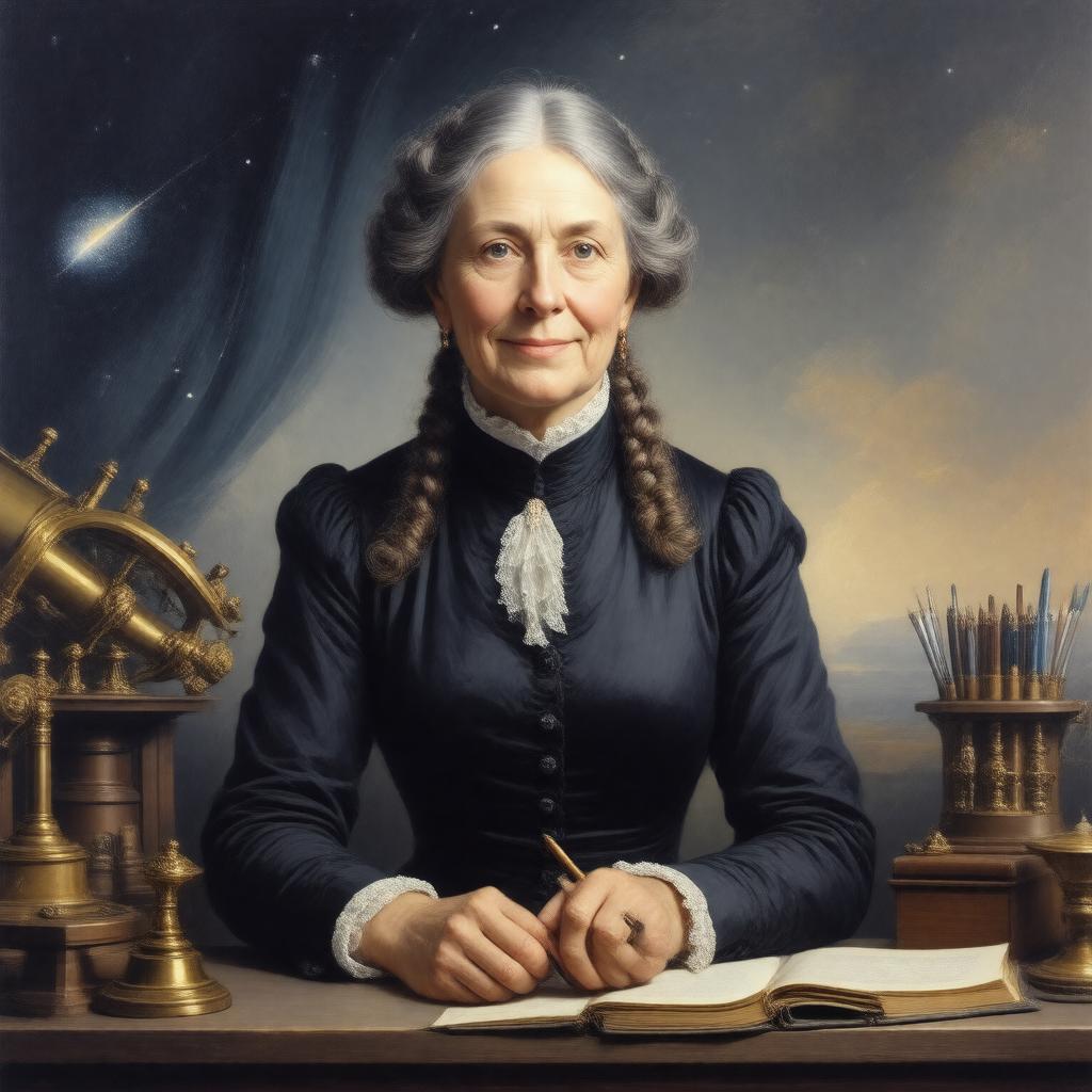 AI-created image of Maria Mitchell