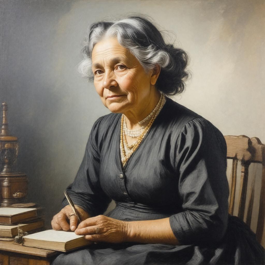 AI-created image of Maria Montessori