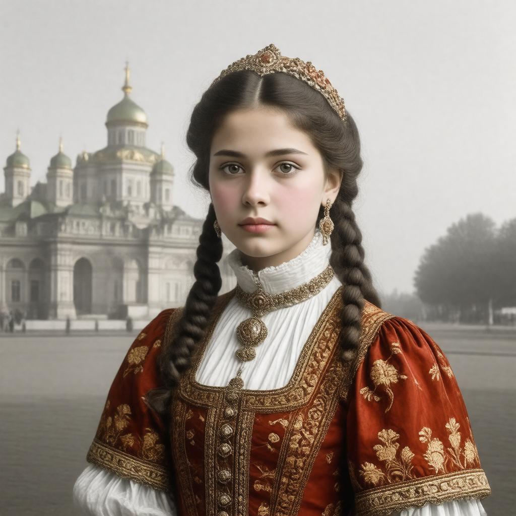 AI-created image of Maria Nikolaevna of Russia