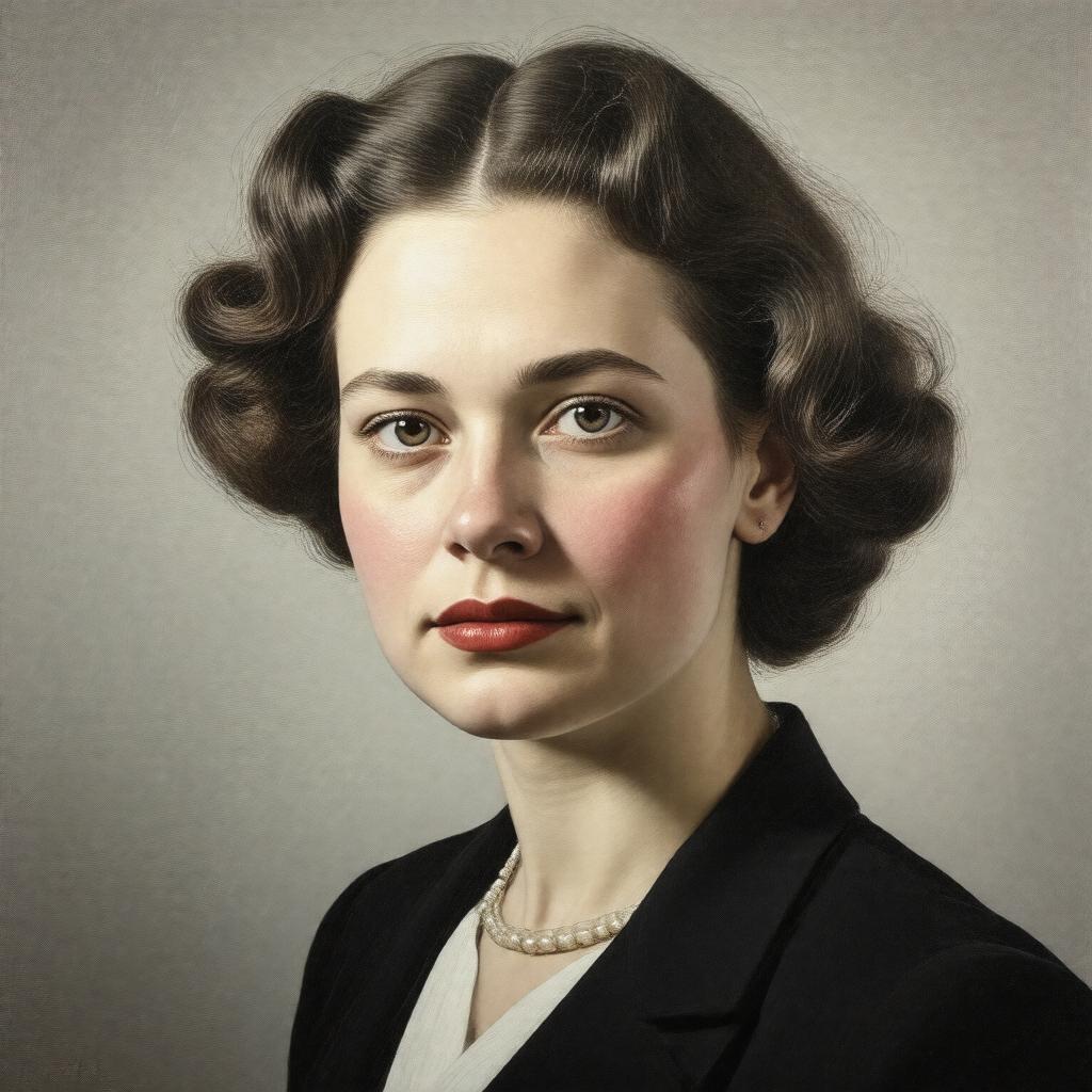 AI-created image of Maria Nys