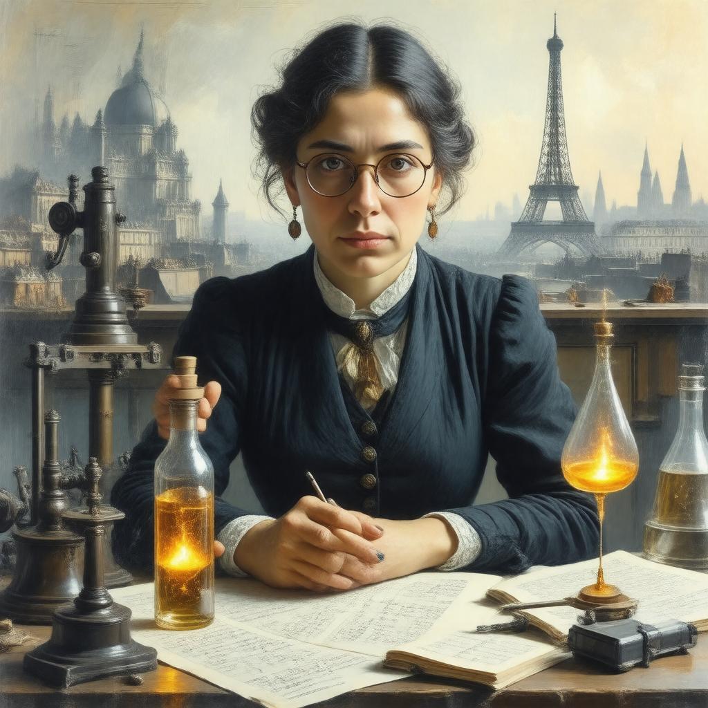 AI-created image of Maria Salomea Skłodowska