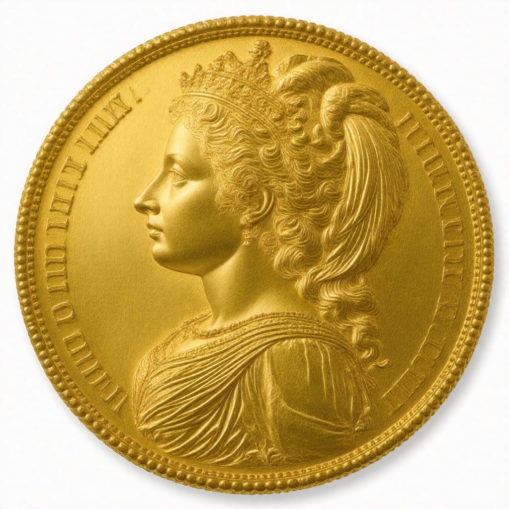 AI-created image of Maria Theresa Gold