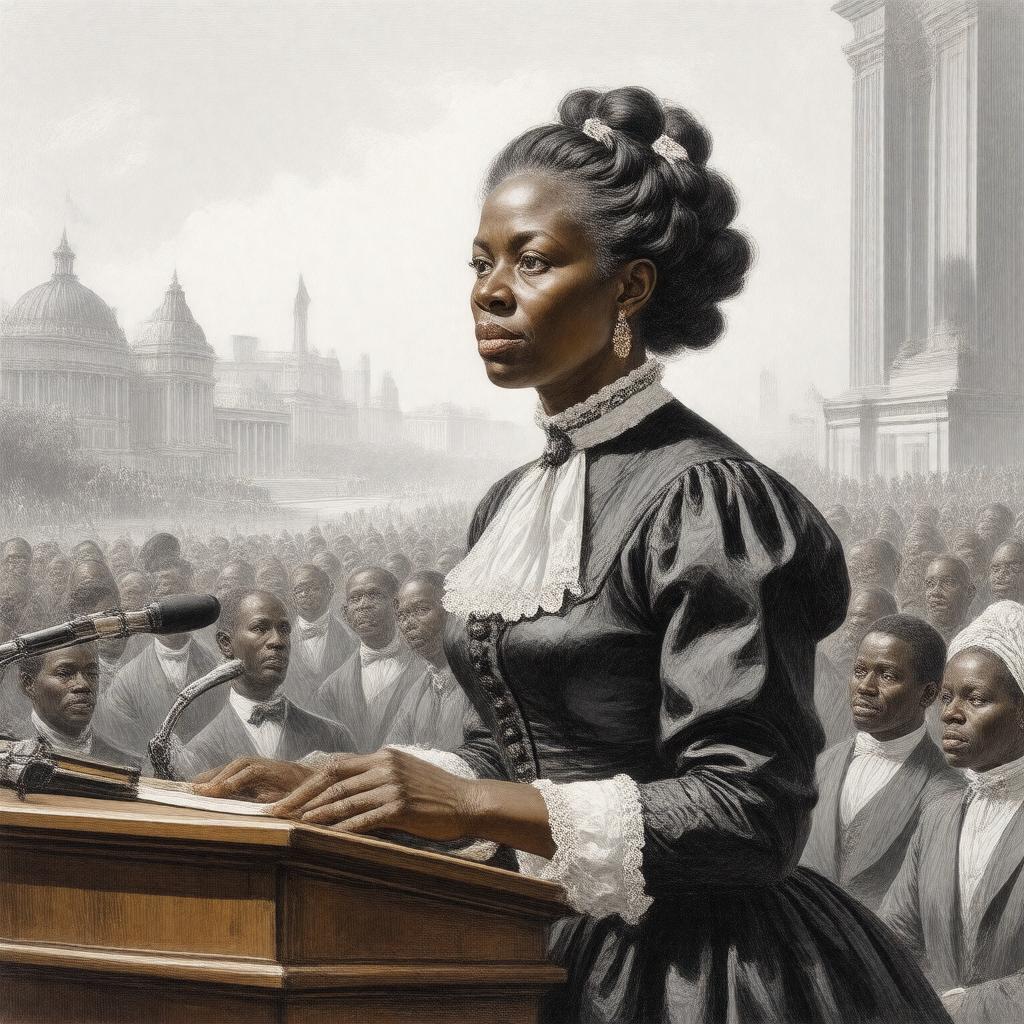 AI-created image of Maria W. Stewart