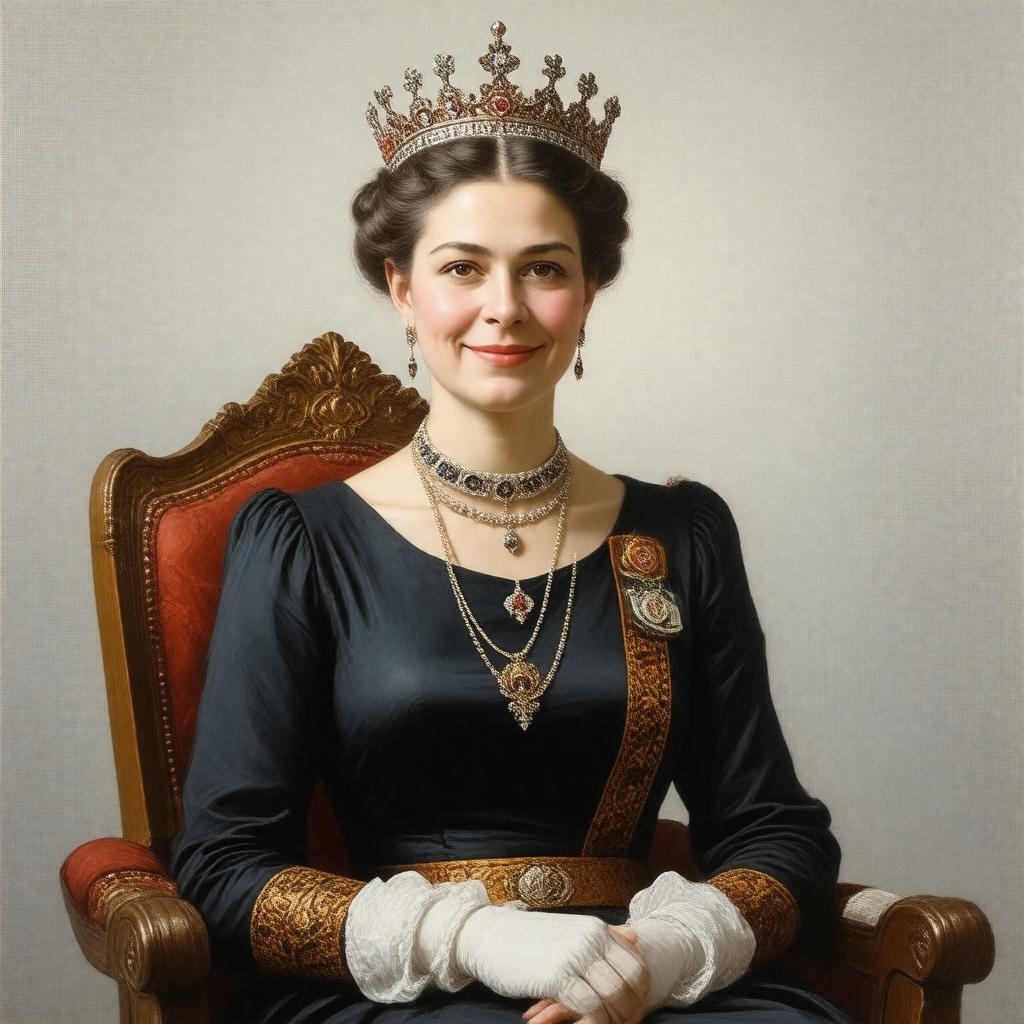 AI-created image of Maria of Romania
