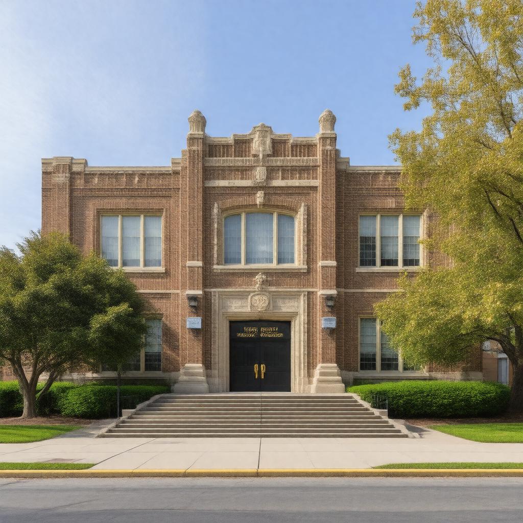 AI-created image of Marian Catholic High School