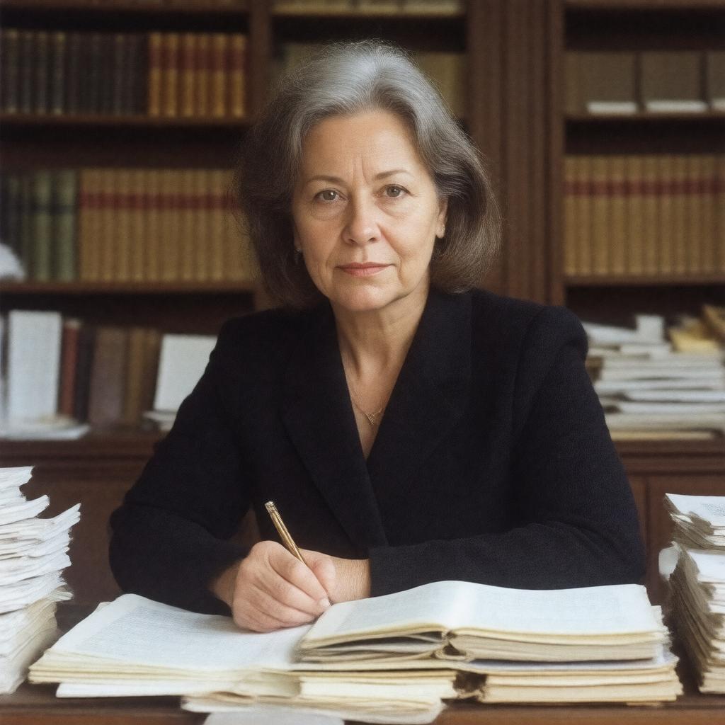 AI-created image of Marian Engel