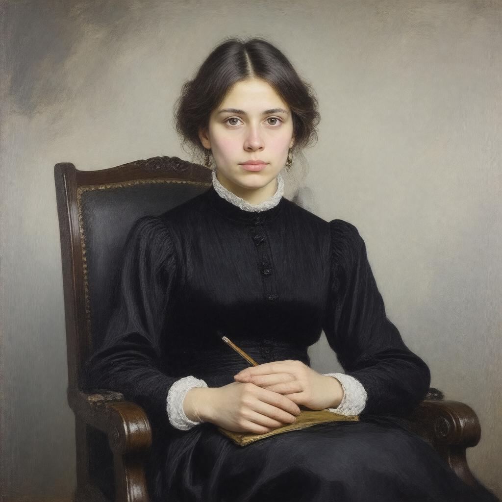 AI-created image of Marian Huxley