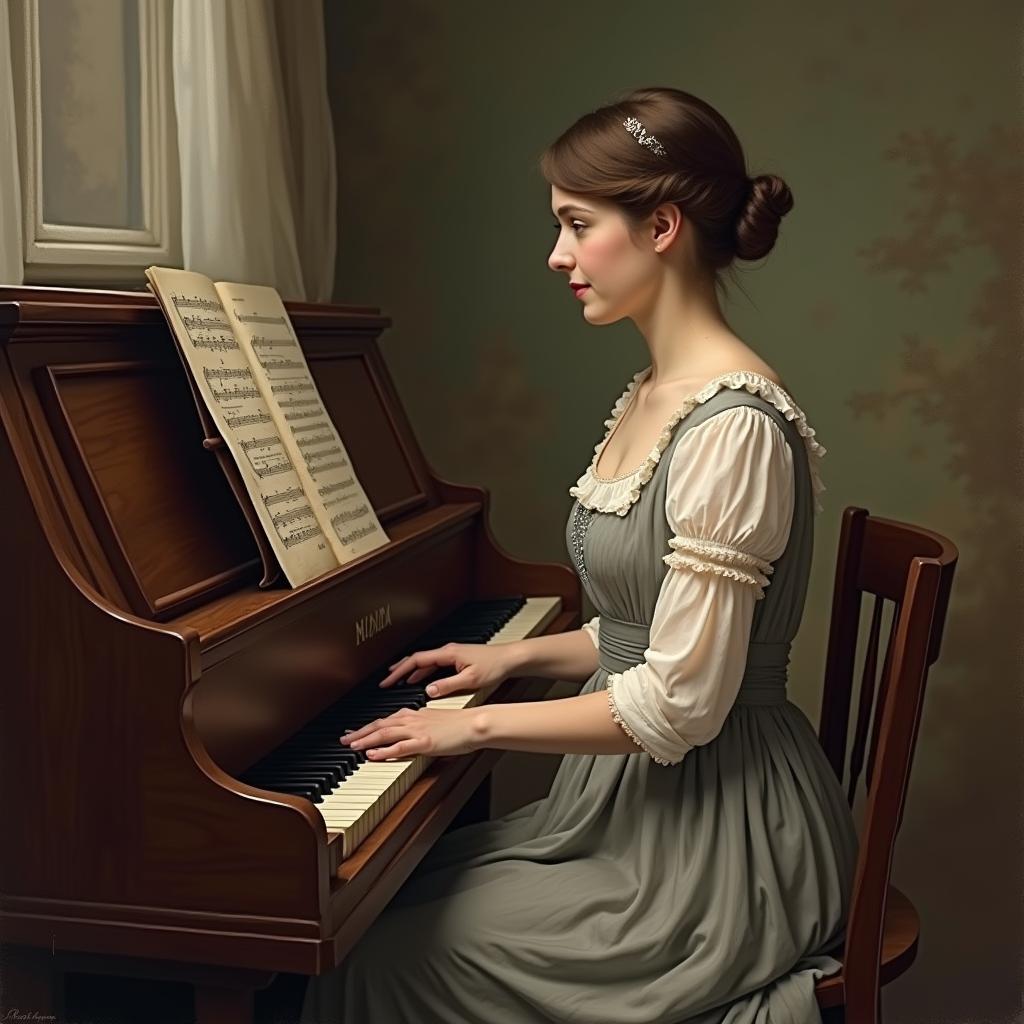 AI-created image of Marian Mersereau
