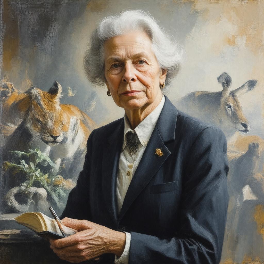 AI-created image of Marian Stamp Dawkins