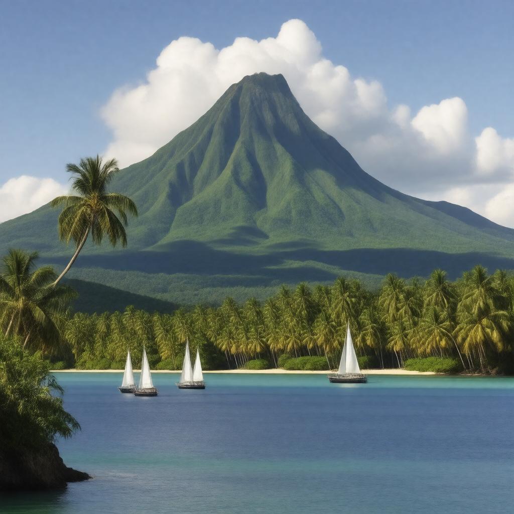 AI-created image of Mariana Islands