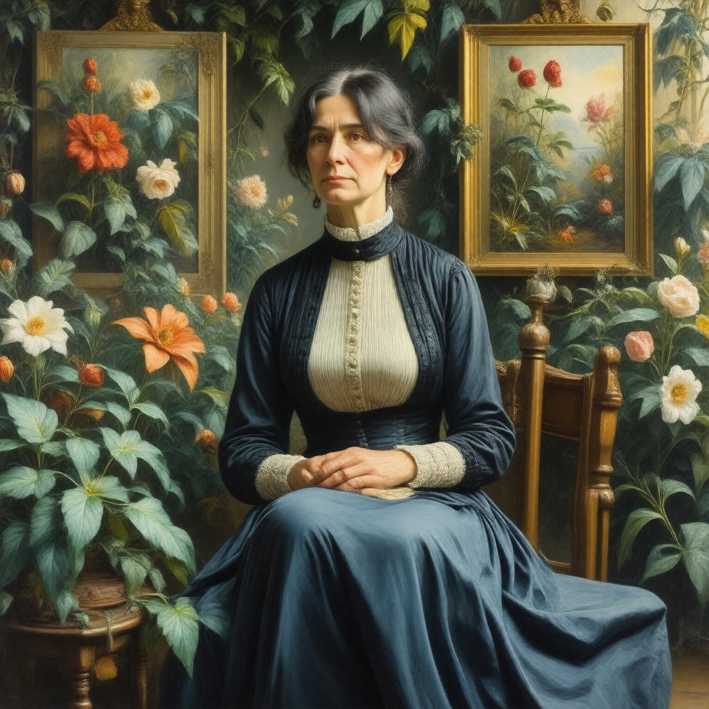 AI-created image of Marianne North