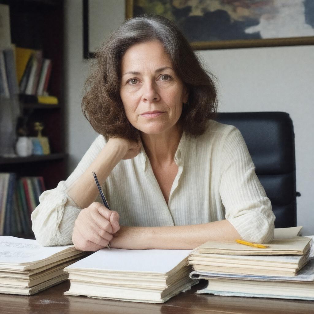 AI-created image of Marianne Wiggins