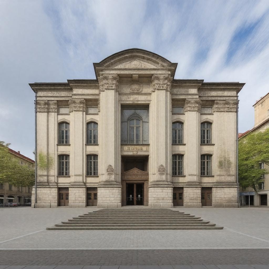 Click to view larger image AI-created image of Maribor Public Library