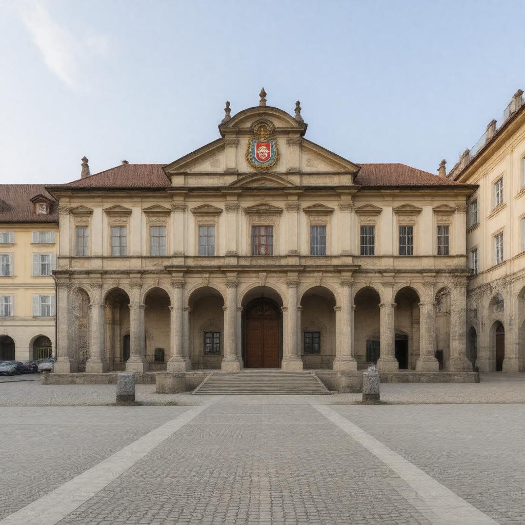 AI-created image of Maribor Town Hall