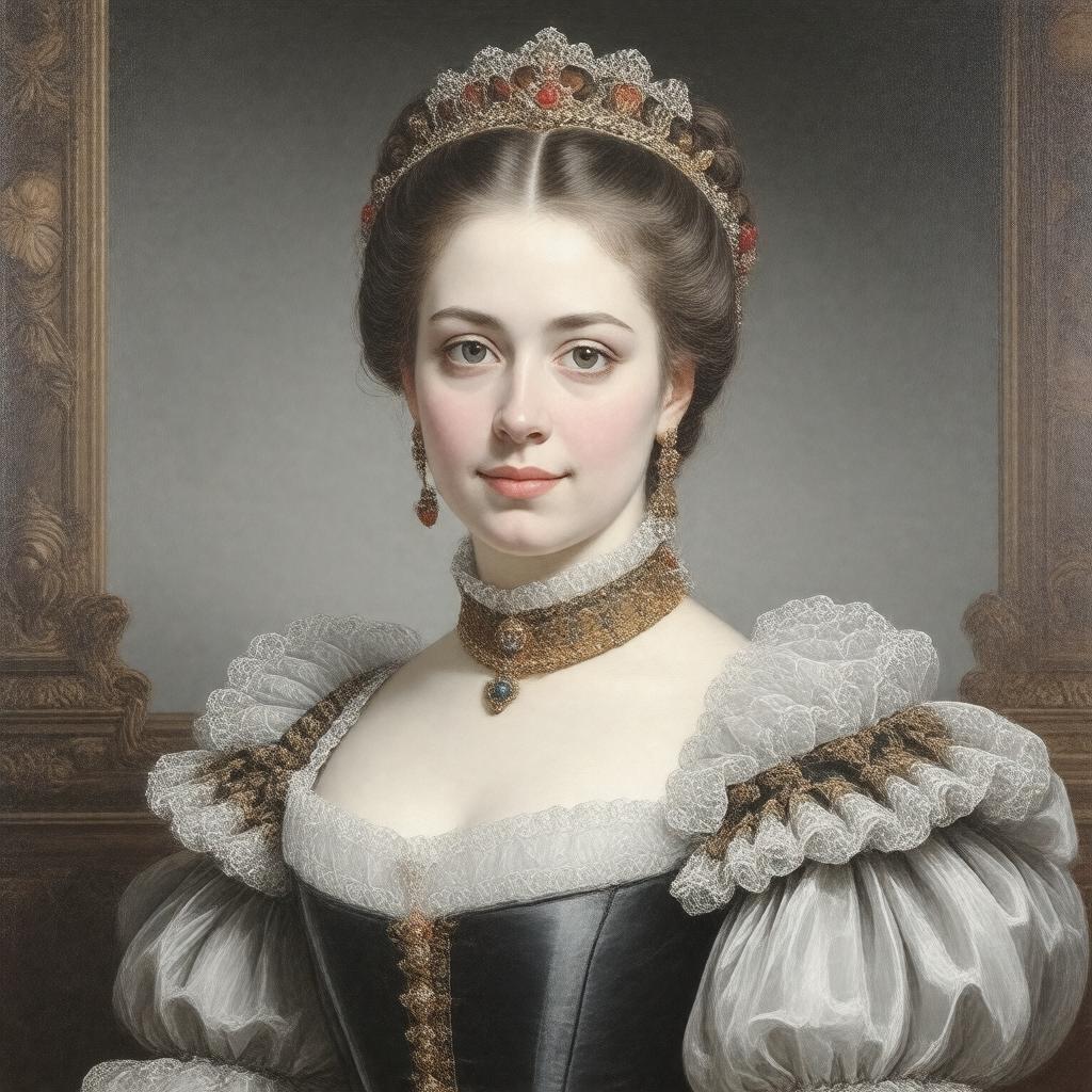 AI-created image of Marie-Charlotte de Courty de Romanges