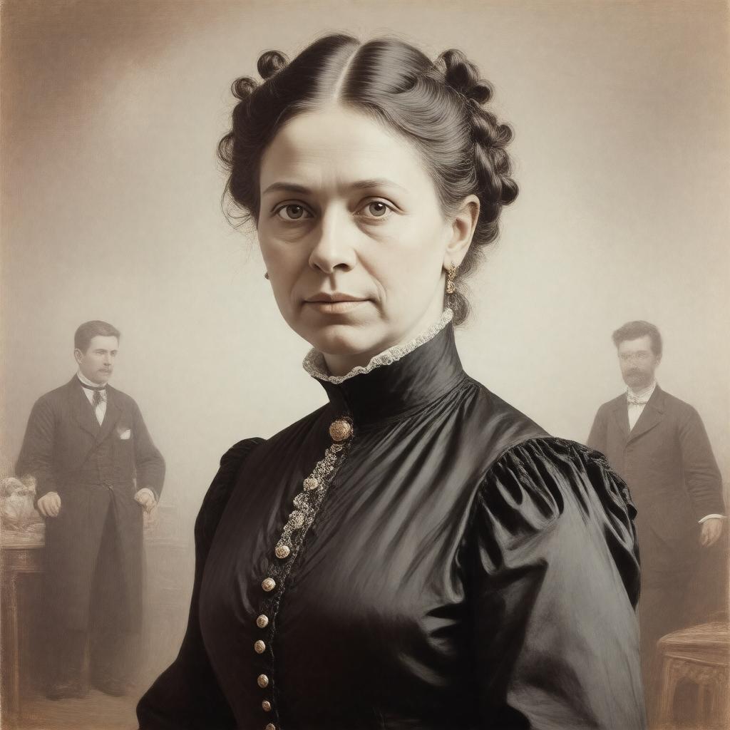 AI-created image of Marie-Louise Pasteur