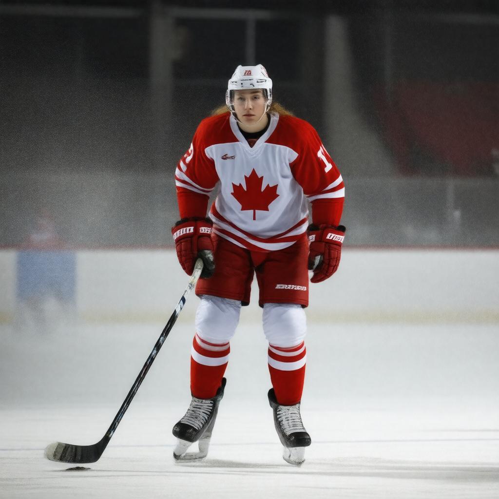 AI-created image of Marie-Philip Poulin