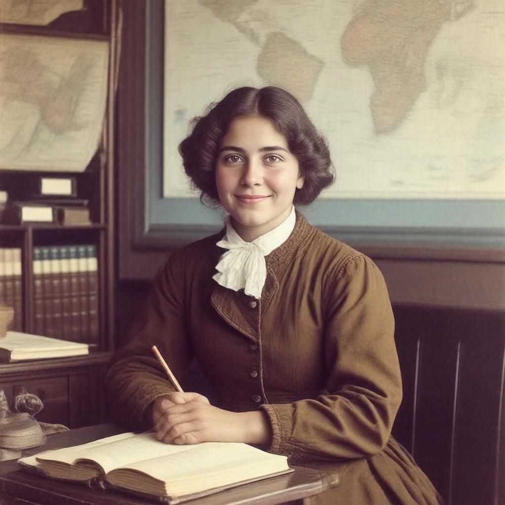 AI-created image of Marie Ahnighito Peary