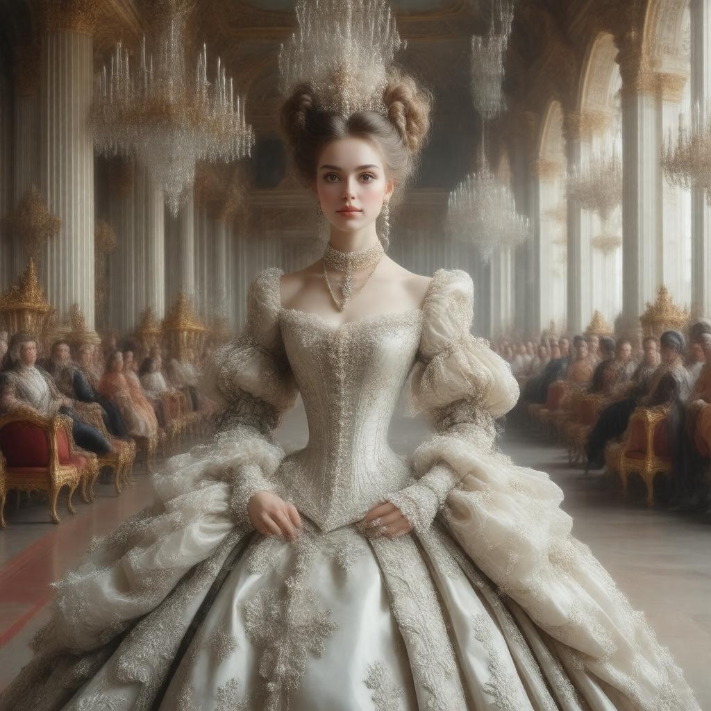 AI-created image of Marie Antoinette