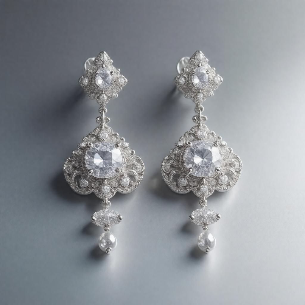 AI-created image of Marie Antoinette Earrings
