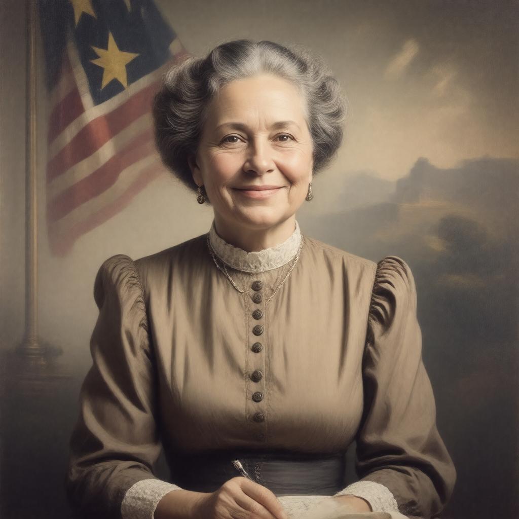 AI-created image of Marie Elizabeth Watkins Oliver
