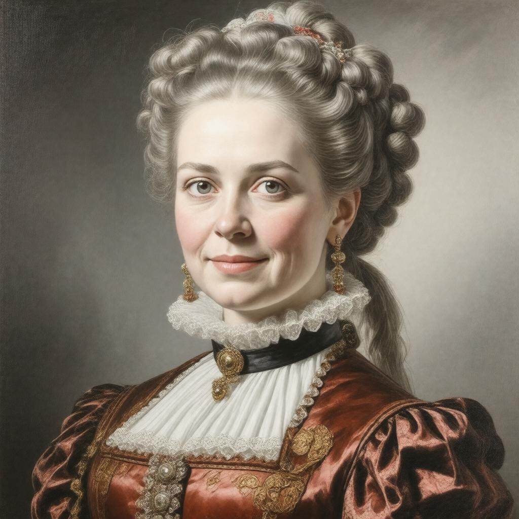 AI-created image of Marie Tussaud