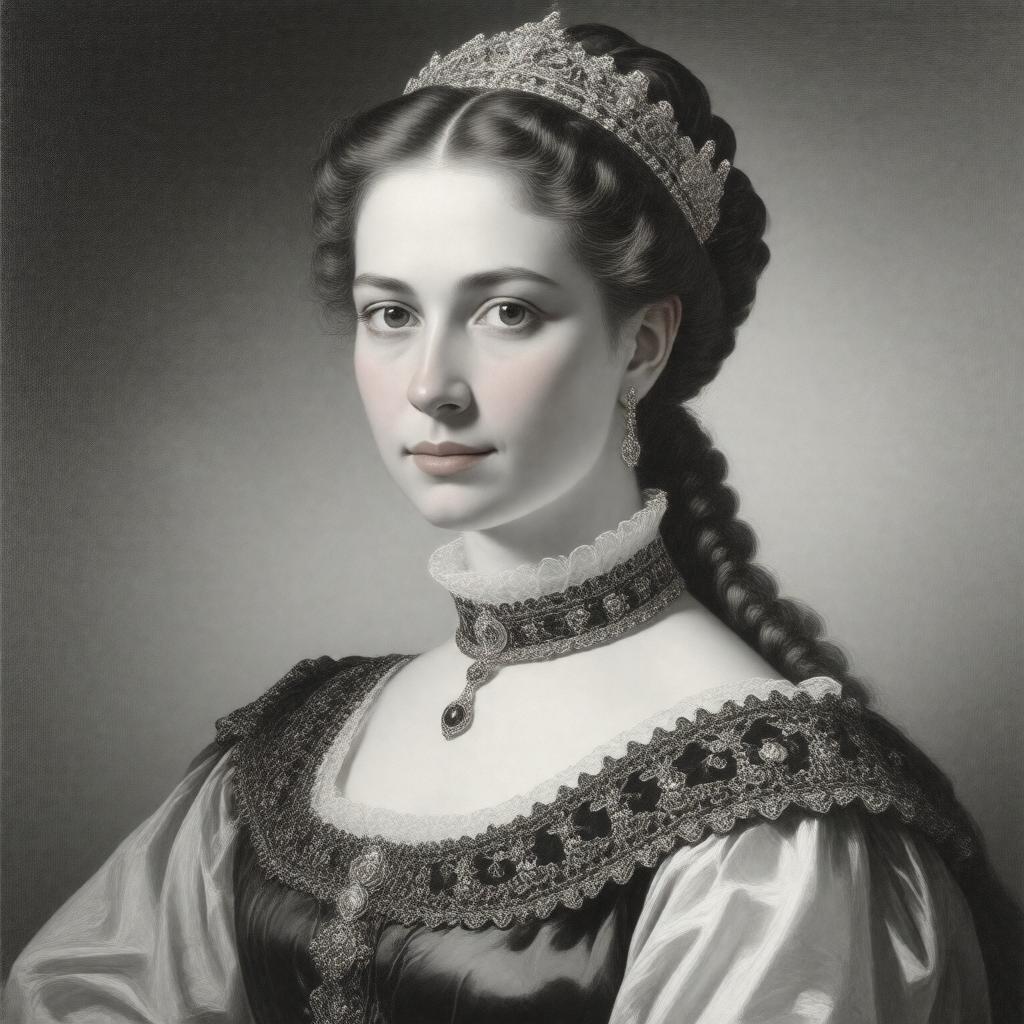 AI-created image of Marie Viktoria Feodore Leopoldine