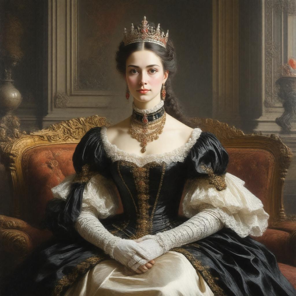 AI-created image of Marie of Hesse and by Rhine