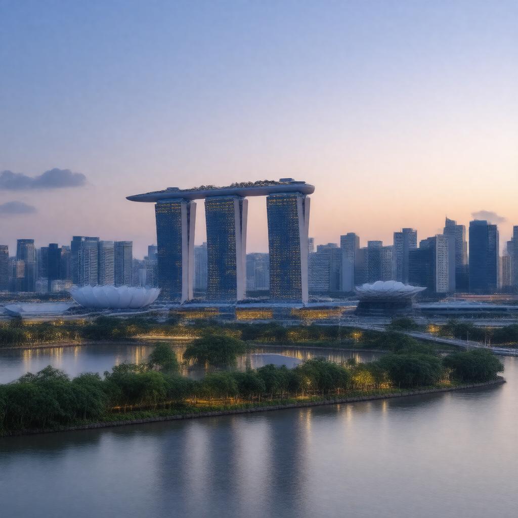 AI-created image of Marina Bay