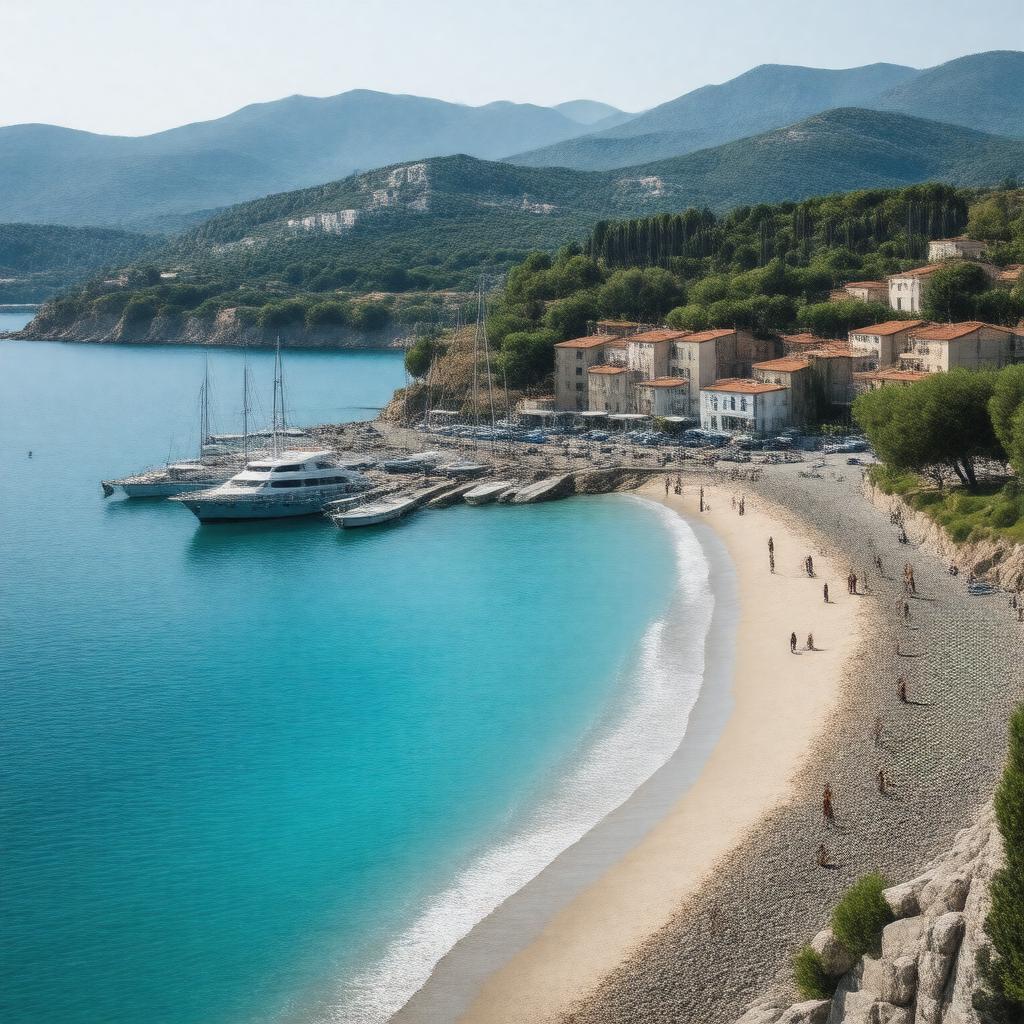 AI-created image of Marina di Pietrasanta