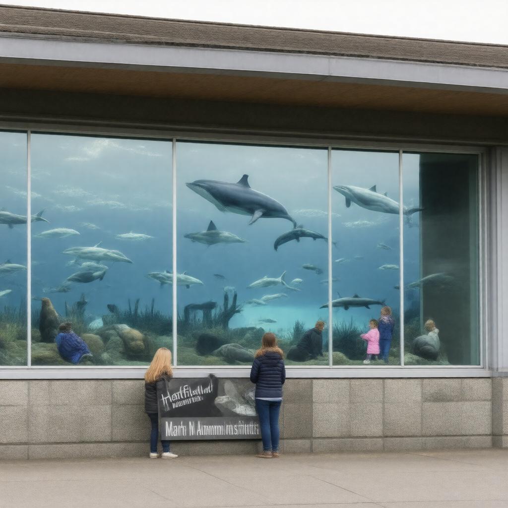 Click to view larger image AI-created image of Marine Mammal Institute