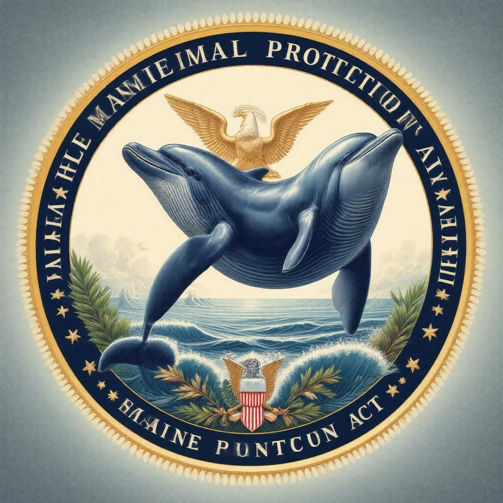 Click to view larger image AI-created image of Marine Mammal Protection Act (US)